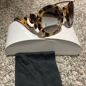 PRADA tortoise shell sunglasses